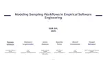 GDR GPL 2025 - Modeling Sampling Workflows in Empirical Software Engineering